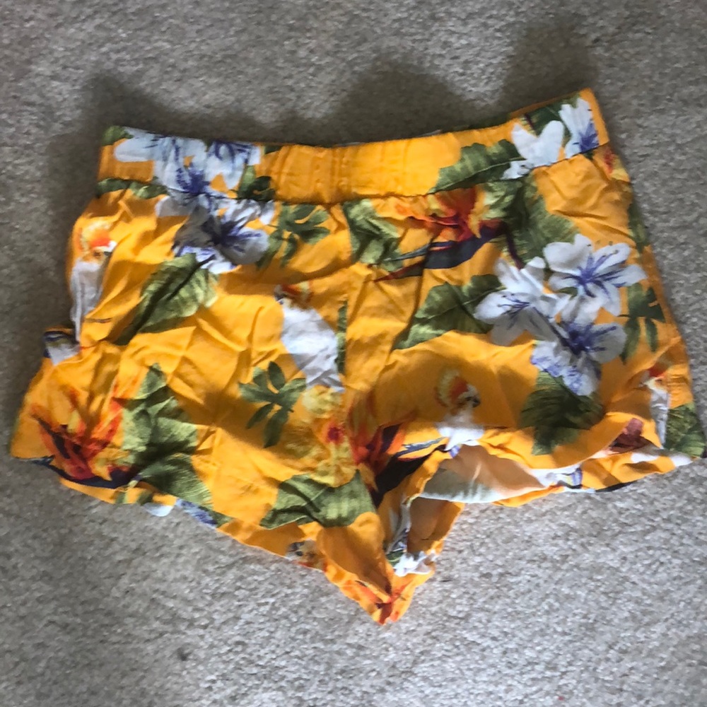 Hawaiian print shorts